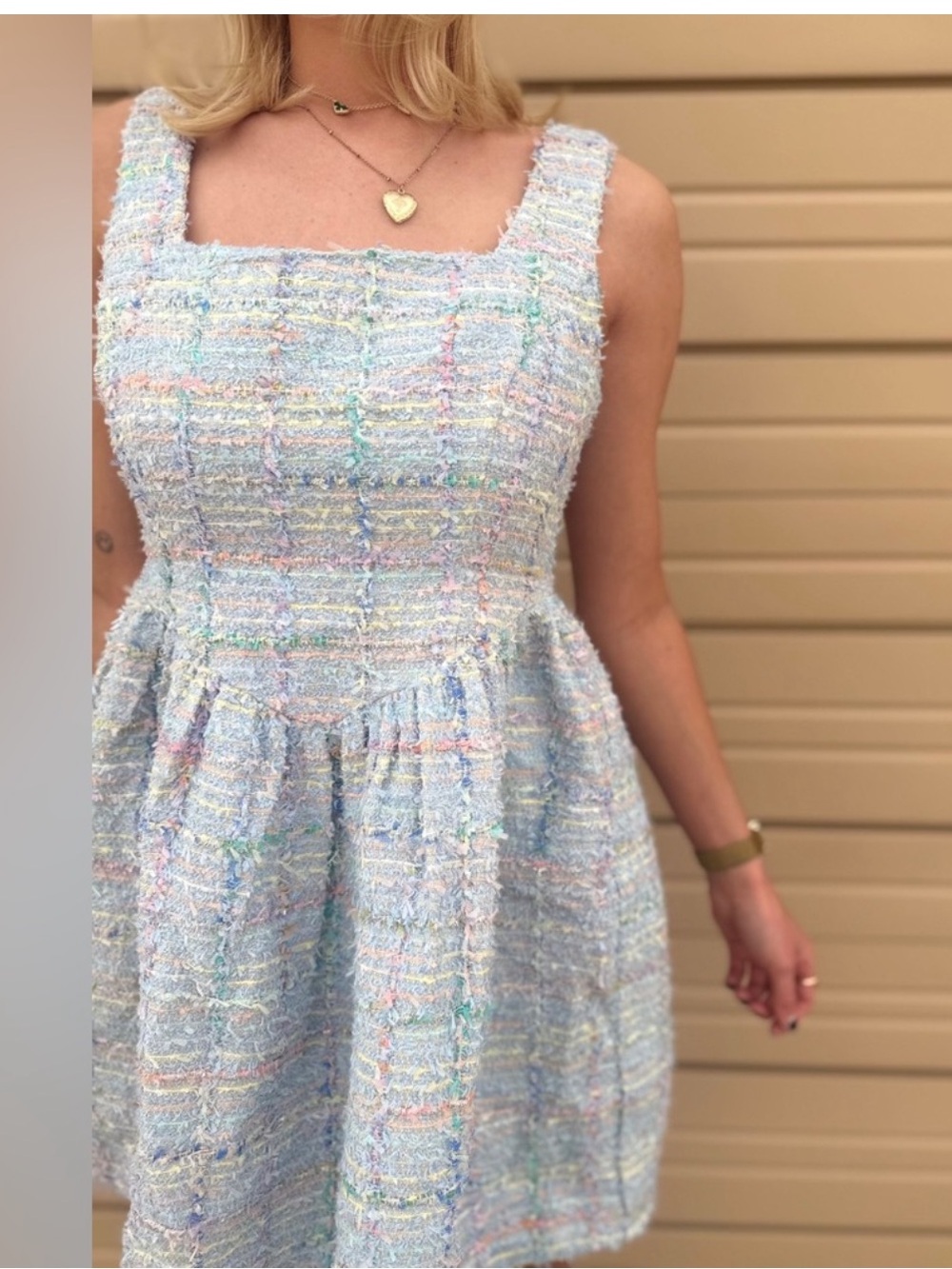 Aureum Grey Tweed Basque Waist
Colorful Dress Small NWT - Picture 2 of 9